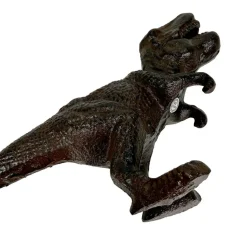 Decorative Bookends Set of 2 Cast Iron Animal Shelf Decor Brown Rustic