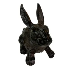 Decorative Bookends Set of 2 Cast Iron Animal Shelf Decor Brown Rustic