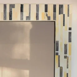 Decorative Wall Mirror with Frame – Stylish Home & Bathroom Accent Mirror