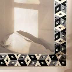 Decorative Wall Mirror with Frame – Stylish Home & Bathroom Accent Mirror