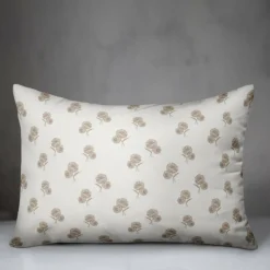 Delicate Floral Throw Pillow