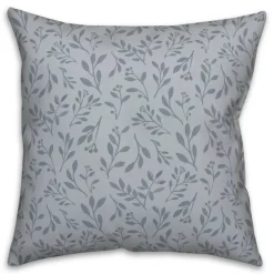 Delicate Floral Throw Pillow