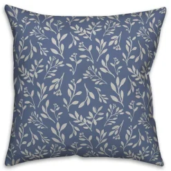 Delicate Floral Throw Pillow