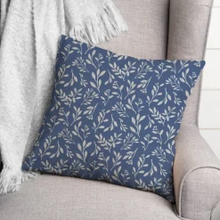 Delicate Floral Throw Pillow