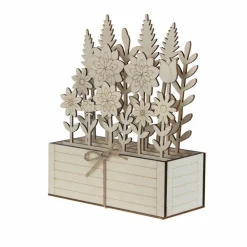 8.75" Delphinium & Rose DIY Plywood Crate Décor by Make Market®