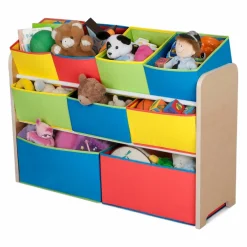 Delta Children Deluxe Multi Bin Toy Organizer with Storage Bins