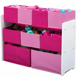 Delta Children Deluxe Multi Bin Toy Organizer with Storage Bins