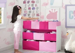 Delta Children Deluxe Multi Bin Toy Organizer with Storage Bins