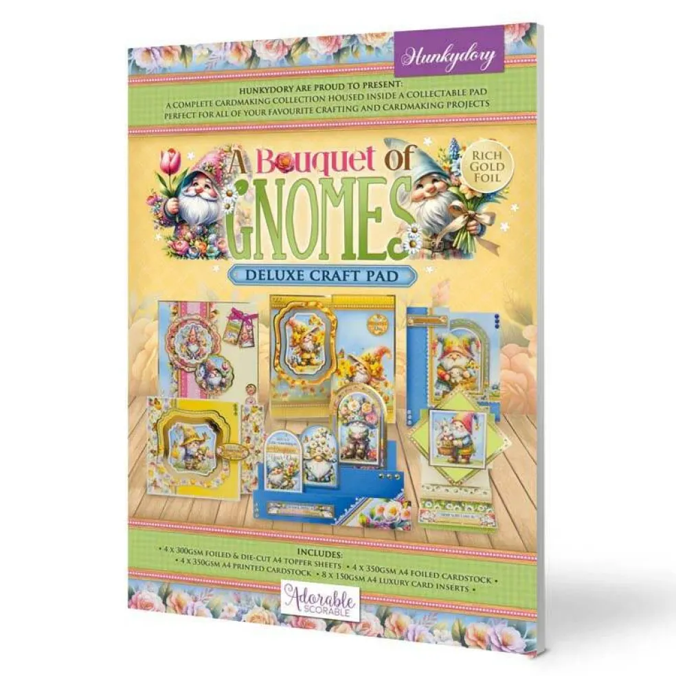 Deluxe Craft Pad - Bouquet of Gnomes