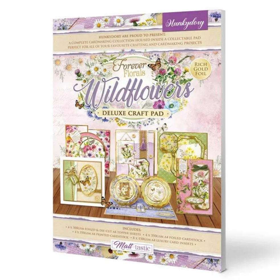 Deluxe Craft Pad - Forever Florals Wildflowers
