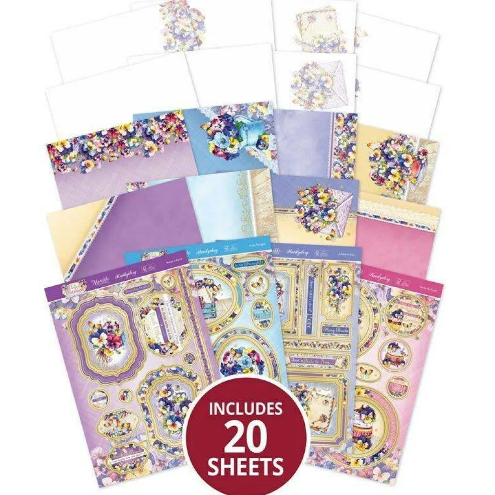 Deluxe Craft Pad - Perfect Pansies