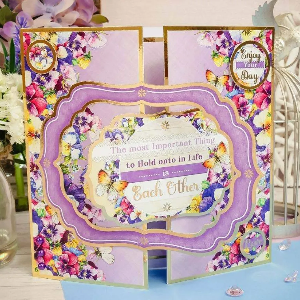 Deluxe Craft Pad - Perfect Pansies