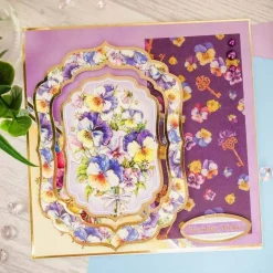 Deluxe Craft Pad - Perfect Pansies