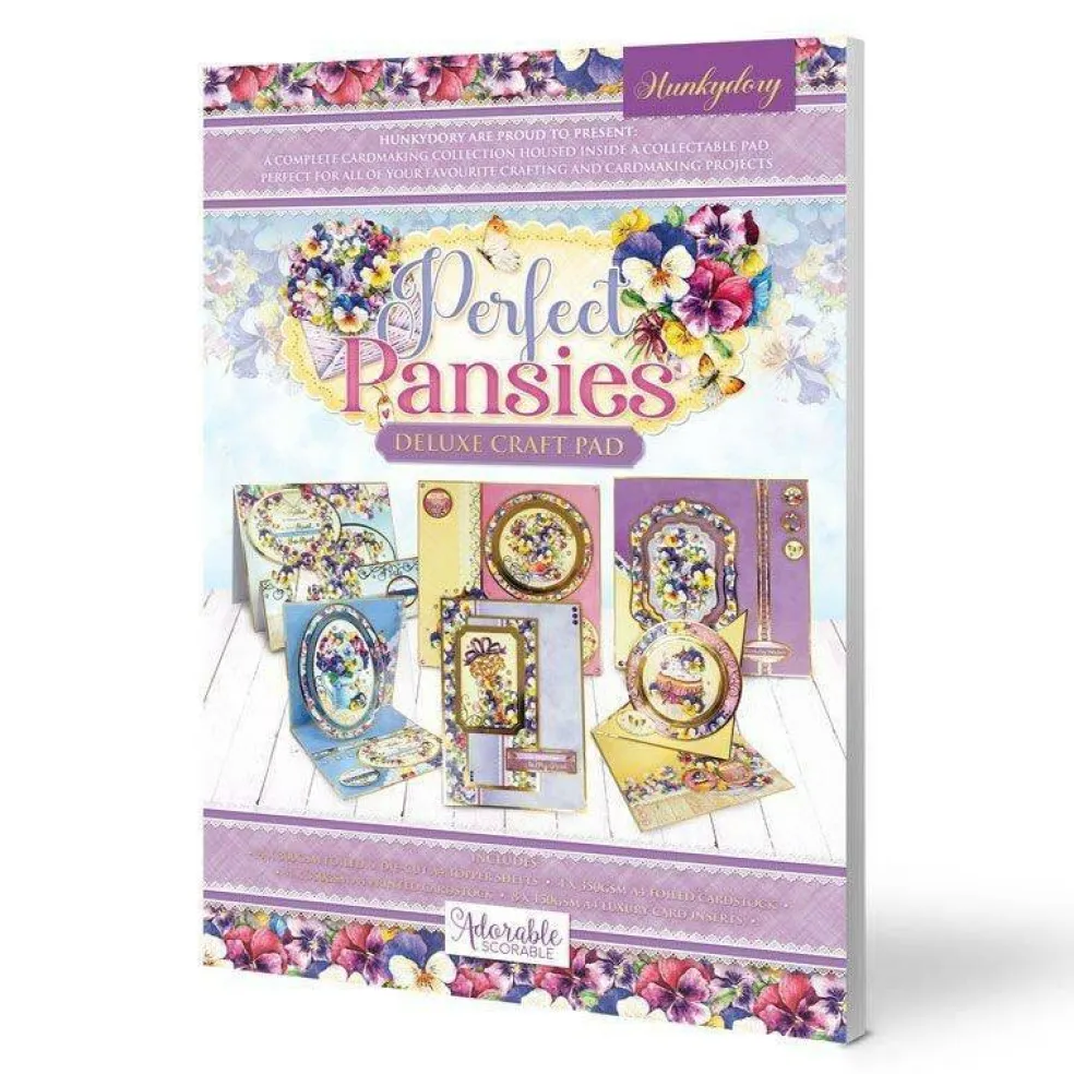 Deluxe Craft Pad - Perfect Pansies