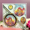 Deluxe Craft Pad - Stained Glass Mystical Worlds
