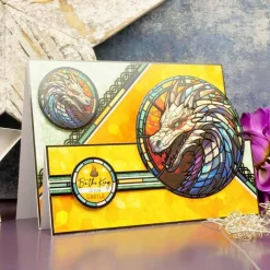 Deluxe Craft Pad - Stained Glass Mystical Worlds