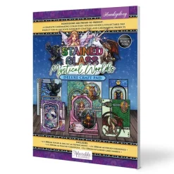 Deluxe Craft Pad - Stained Glass Mystical Worlds