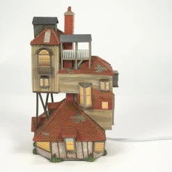 Department 56 Harry Potter Village The Burrow Lit Village Building 9in H