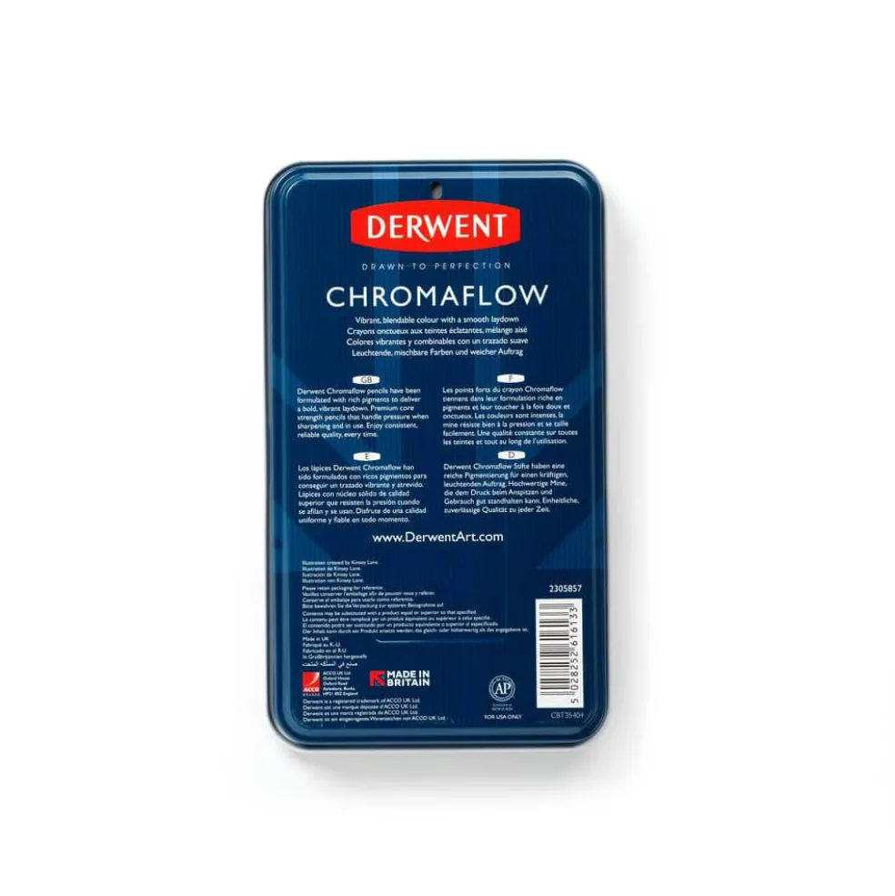 Derwent Chromaflow Pencil Tin Set
