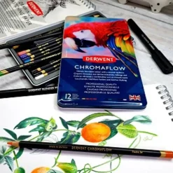 Derwent Chromaflow Pencil Tin Set