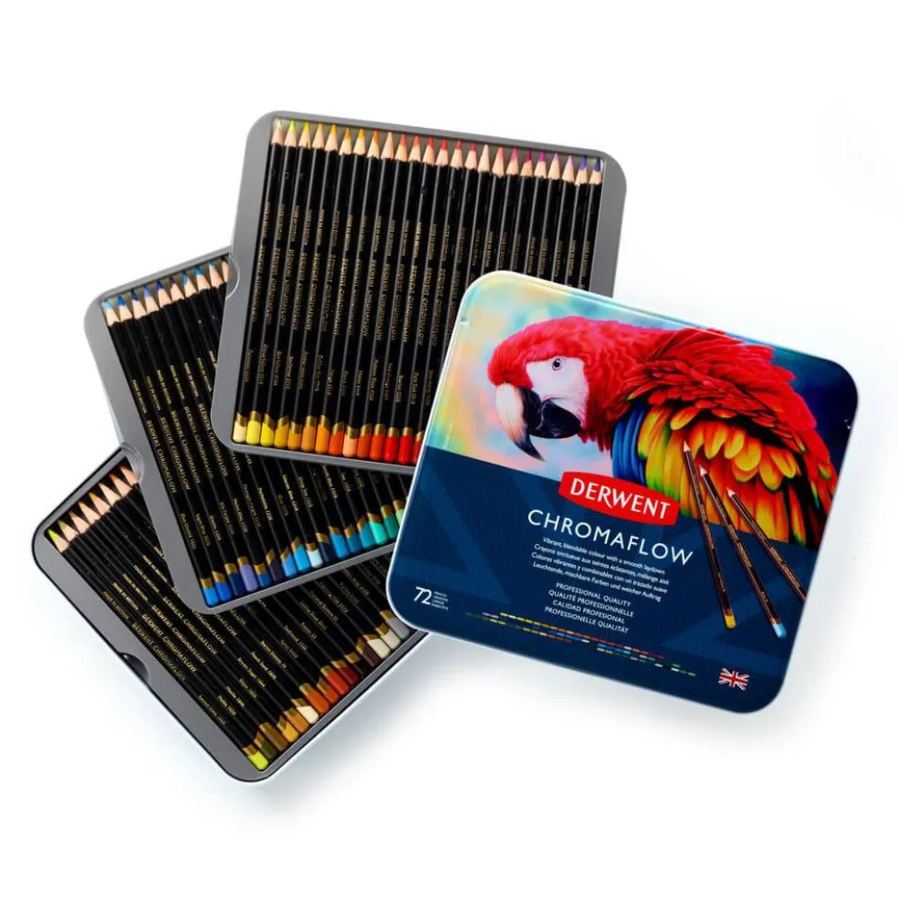 Derwent Chromaflow Pencil Tin Set