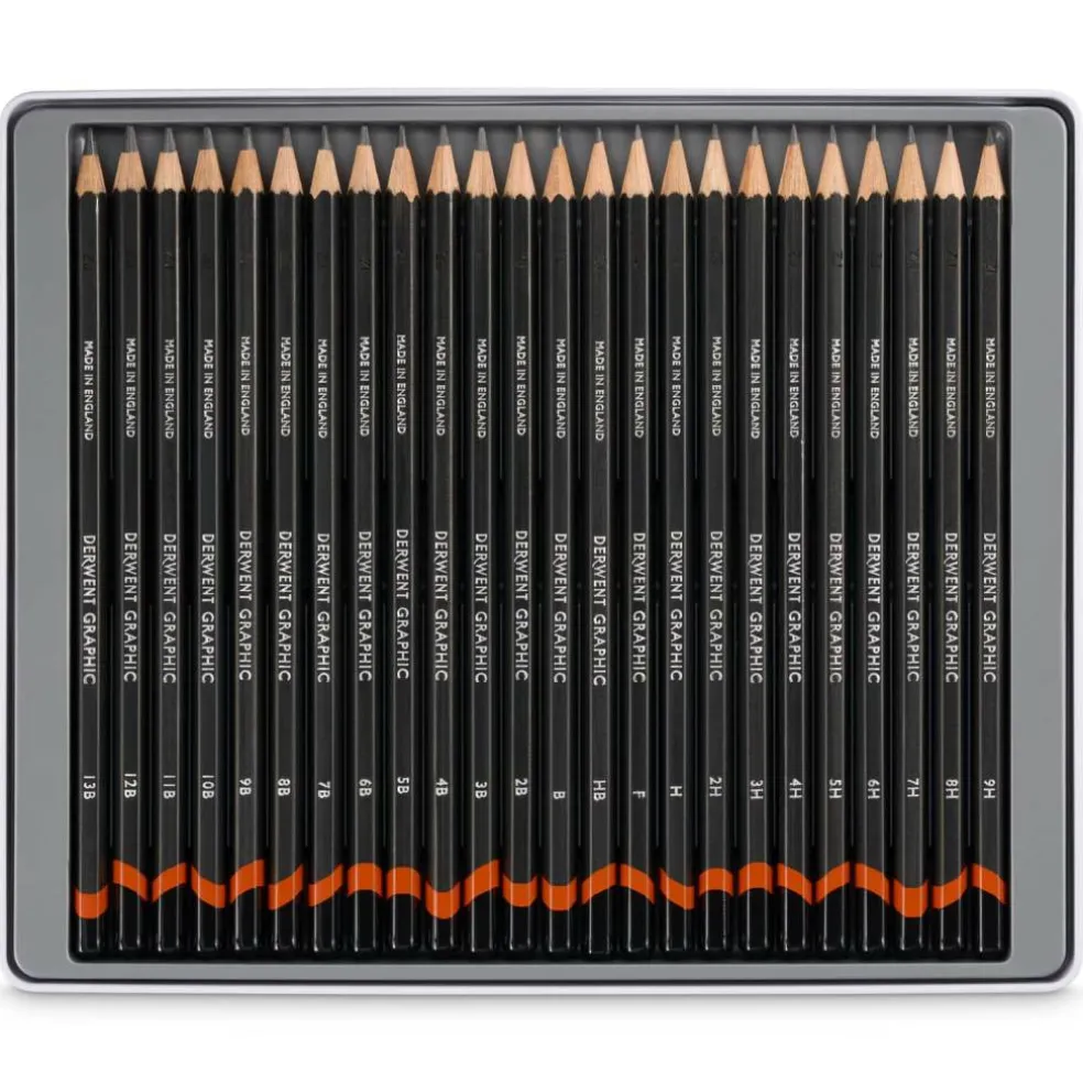 Derwent Graphite 24 Pencil Tin Set
