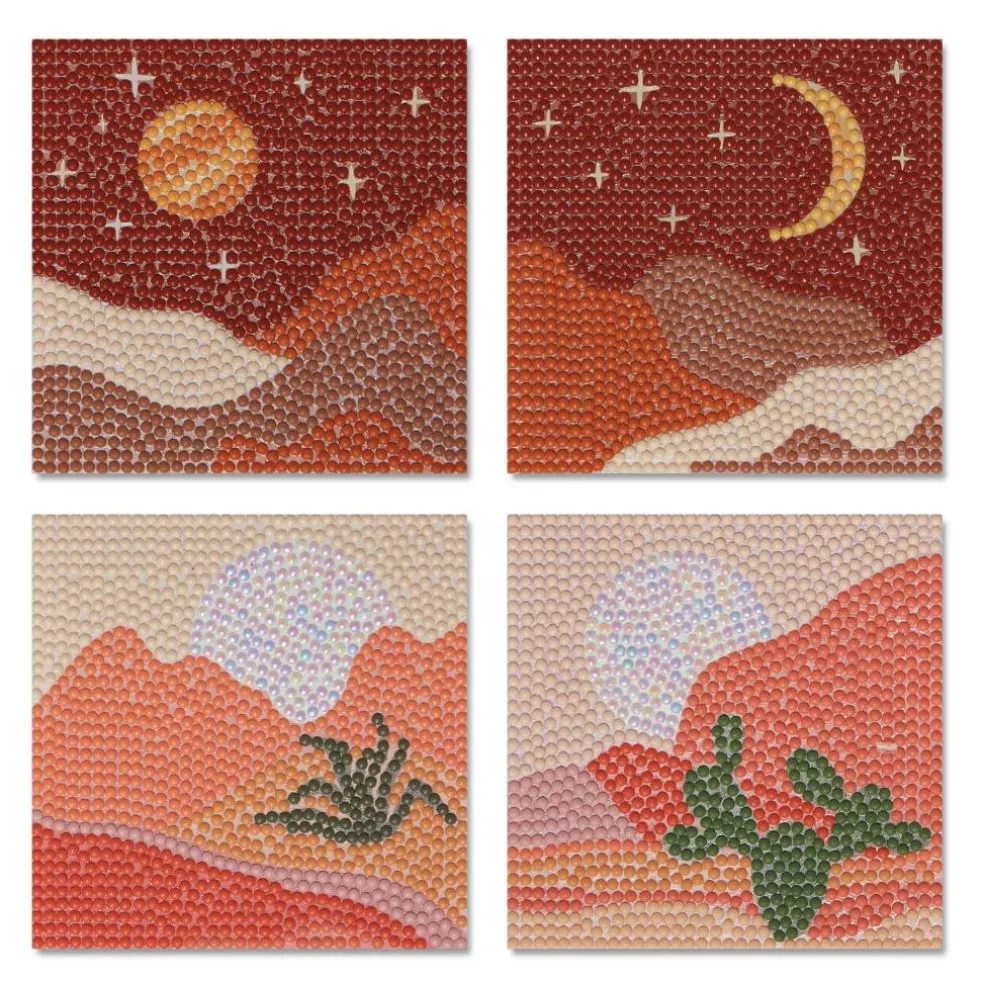 Desert Diamond Art Coaster Kit by Make Market®