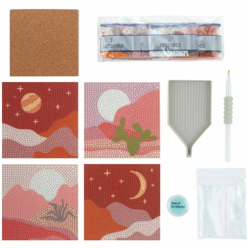 Desert Diamond Art Coaster Kit by Make Market®