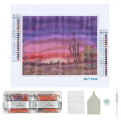 Desert Sunset Painting Diamond Art by Make Market®