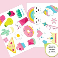 Design and Store Pink 6 Bin Toy Organizer