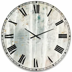 Designart A Woodland Walk Into The Forest VI Traditional Wall Clock