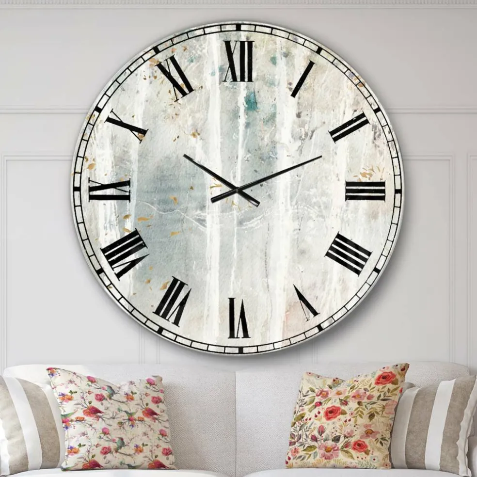 Designart A Woodland Walk Into The Forest VI Traditional Wall Clock