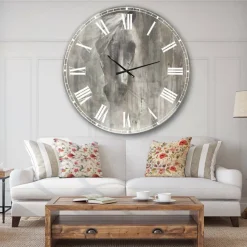 Designart 'Farmhouse Horse Farmhouse Wall Clock
