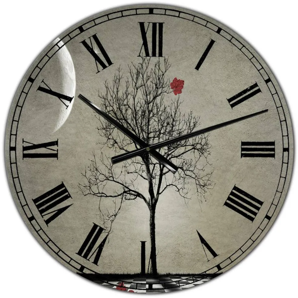Designart Inevitable Cottage Wall Clock