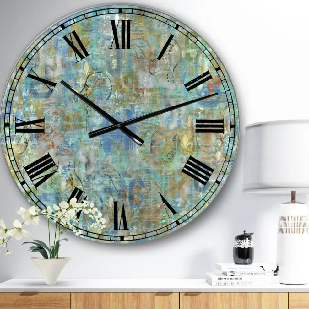 Designart 'Mind Blown Large Modern Wall Clock