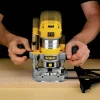 Dewalt 110V 7 Amp Variable Speed 1-1/4 HP Corded Compact Router with LED Combo Kit