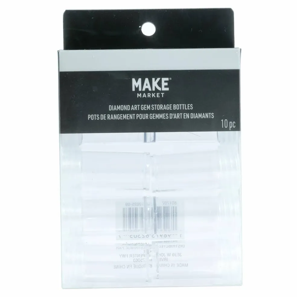 Diamond Art Gems Storage Bottles, 10ct. by Make Market®