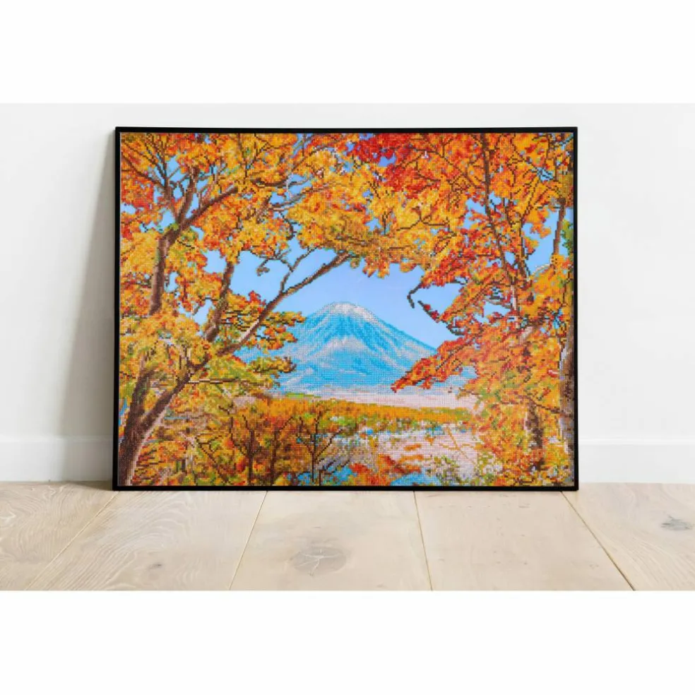 Diamond Dotz® Advanced Autumn Mountain Diamond Painting Kit