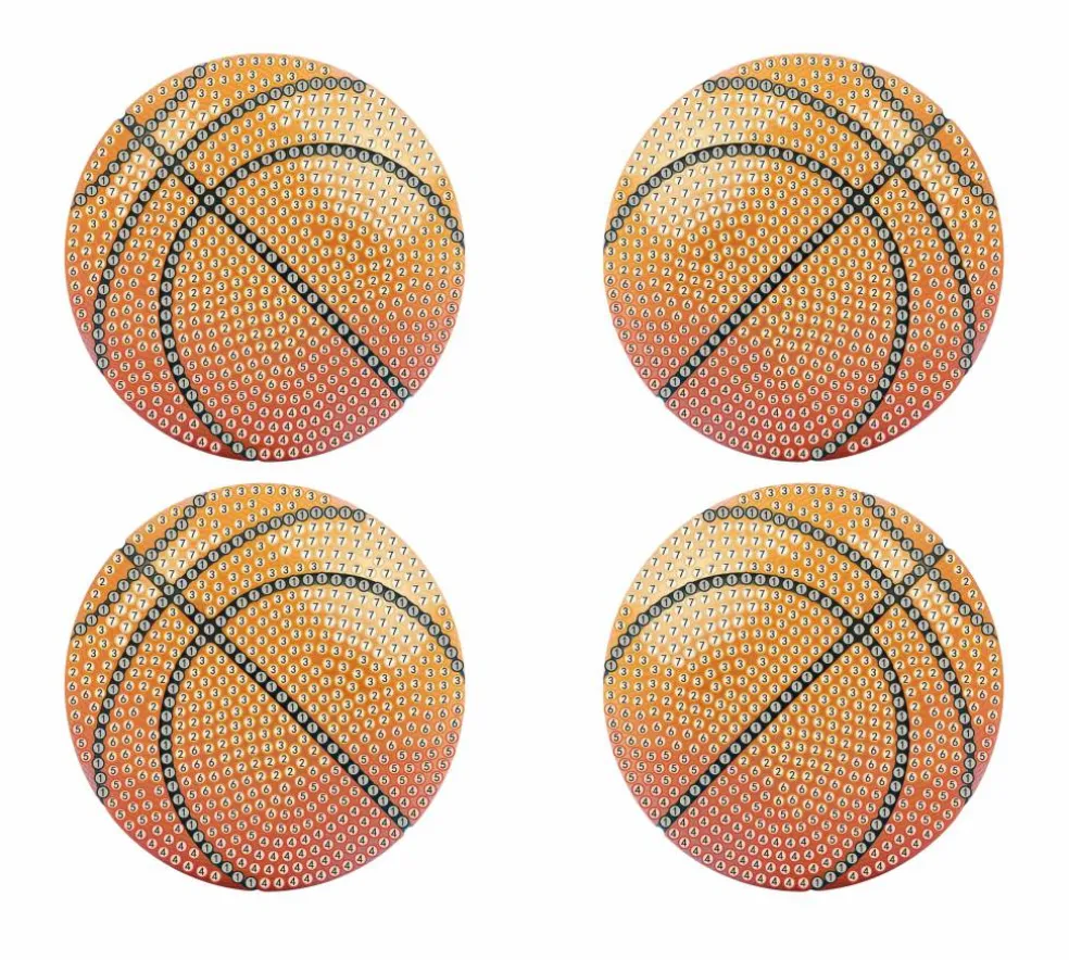 Diamond Dotz® Basketball Iron-On 'n' Dot Kit