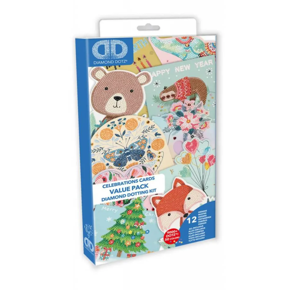 Diamond Dotz® Beginner Greeting Card Variety Pack Diamond Painting Kit