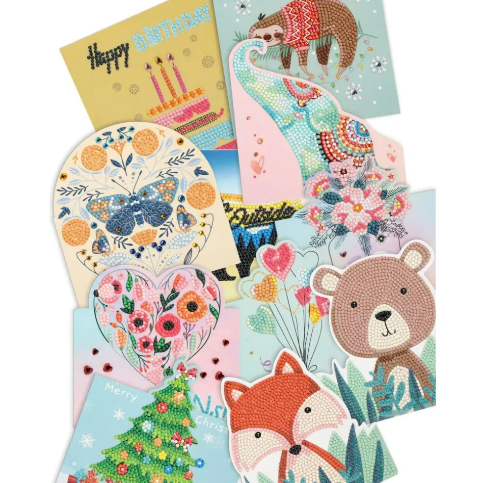 Diamond Dotz® Beginner Greeting Card Variety Pack Diamond Painting Kit