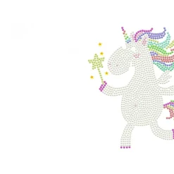 Diamond DotzĀ® Beginner Unicorn Wish Diamond Painting Card Kit