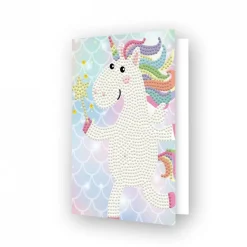 Diamond Dotz® Beginner Unicorn Wish Diamond Painting Card Kit