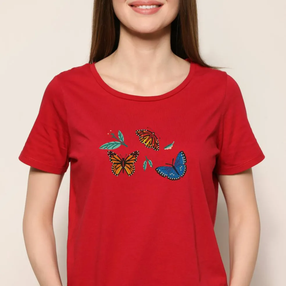 Diamond Dotz® Butterfly Days Pair Iron-On 'n' Dot Kit