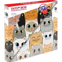 Diamond Dotz® Cat Clan DOTZ® BOX Diamond Painting Kit