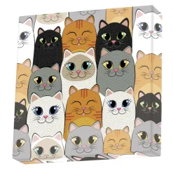 Diamond Dotz® Cat Clan DOTZ® BOX Diamond Painting Kit