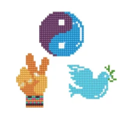 Diamond Dotz® Dotzies® Peace Stickers Kit