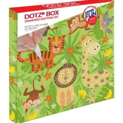 Diamond Dotz® DOTZ in the Jungle DOTZ® BOX Diamond Painting Kit