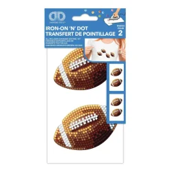 Diamond DotzĀ® Football Iron-On 'n' Dot Kit