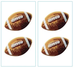 Diamond Dotz® Football Iron-On 'n' Dot Kit